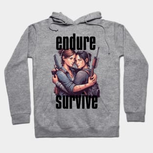 Ellie and Dina ensure survival Hoodie